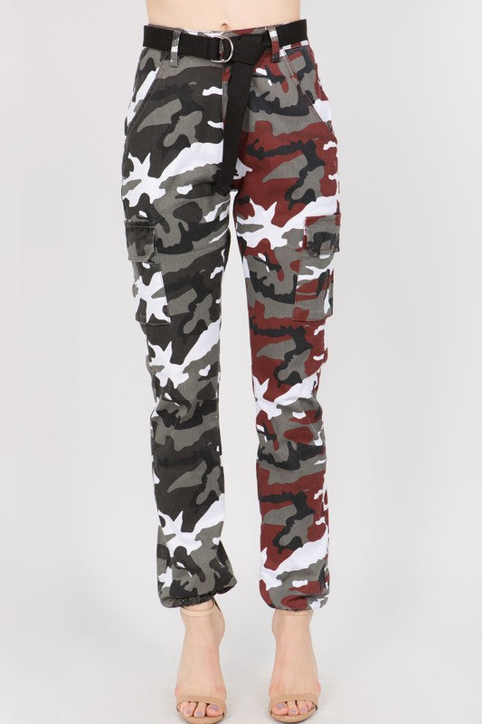 DONT CALL ME HIGH RISE CAMO JOGGERS